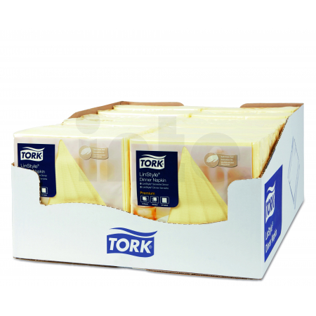 TORK Linstyle® champagne ubrousek – večeře 600 ks