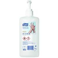 TORK Alcohol gelový dezinfekční prostředek na ruce 500 ml (biocid), 12 ks 511103