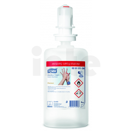 TORK Alcohol pěnový dezinfekční prostředek na ruce 950 ml (biocid), 6 ks