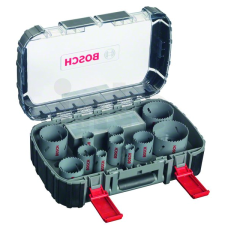 BOSCH 17dílná sada univerzálních bimetalových děrovek HSS 20–68/74 mm 2608580888