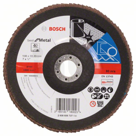BOSCH Lamelový brusný kotouč X571, Best for Metal 2608606737