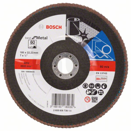 BOSCH Lamelový brusný kotouč X571, Best for Metal 2608606738