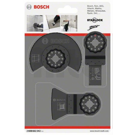 BOSCH Základní souprava pro obkládání, 3 kusy 2608662342