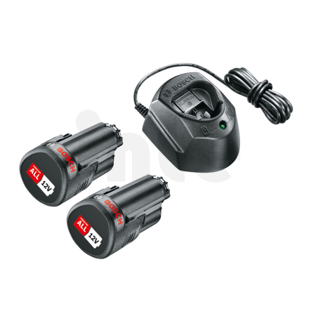 BOSCH Startovací sada Startovací sada 12 V (2× 1,5 Ah & GAL 1210 CV) 1600A01L3E