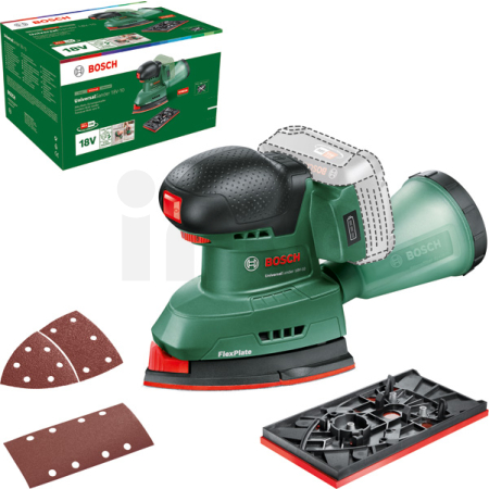 BOSCH Akumulátorová multibruska UniversalSander 18V-10 06033E3100