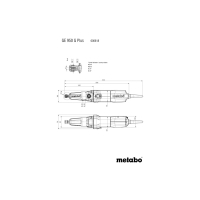 METABO GE 950 G Plus přímá bruska 600618000