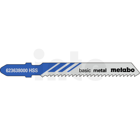 METABO 5 plátků pro přímočaré pily "basic metal" 51/ 2,0 mm, HSS 623638000