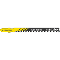 METABO 5 plátků pro přímočaré pily "fast wood" 74/ 4,0-5,2 mm, progresivní, HCS, s ponorným hrotem 623921000