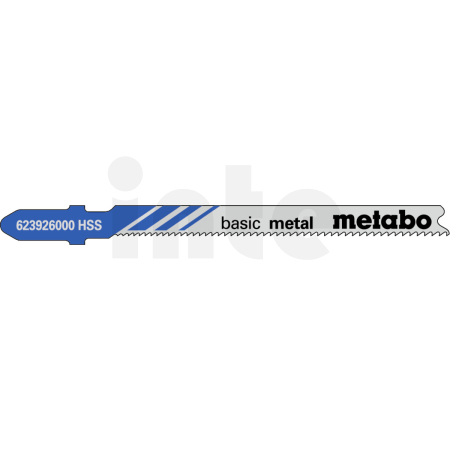 METABO 5 plátků pro přímočaré pily "basic metal" 66/ 1,1-1,5 mm, progresivní, HSS, s ponorným hrotem 623926000