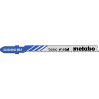 METABO 5 plátků pro přímočaré pily "basic metal" 66/ 1,1-1,5 mm, progresivní, HSS, s ponorným hrotem 623926000