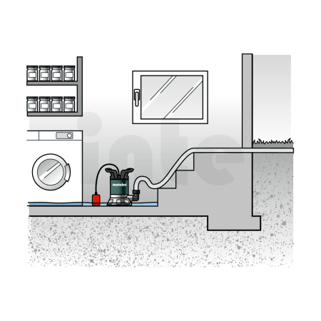 METABO TPF 6600 SN ponorné čerpadlo na čistou vodu 0250660006