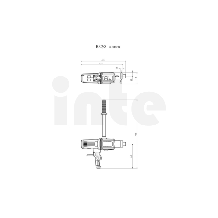 METABO B 32/3 vrtačka 600323000