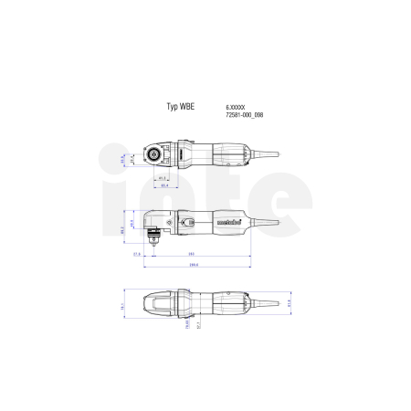 METABO WBE 700 vrtačka 600512000