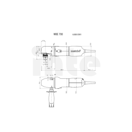 METABO WBE 700 vrtačka 600512000