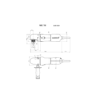 METABO WBE 700 vrtačka 600512000