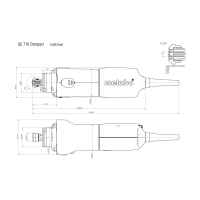 METABO GE 710 Compact přímá bruska 600615000