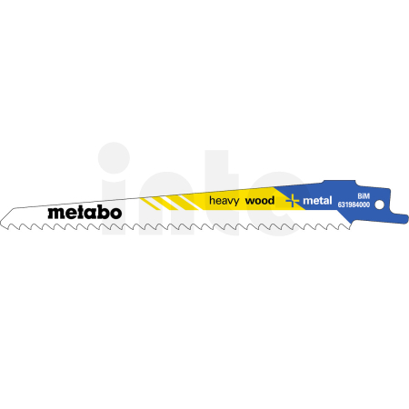 METABO 5 plátků pro pily ocasky "heavy wood + metal" 150 x 1,25 mm, BiM, 3,2 mm/ 5,1 TPI 631984000