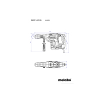 METABO KHEV 5-40 BL kombinované kladivo 600765500