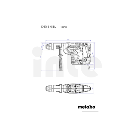 METABO KHEV 8-45 BL kombinované kladivo 600766500