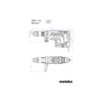 METABO MHEV 11 BL sekací kladivo 600770500