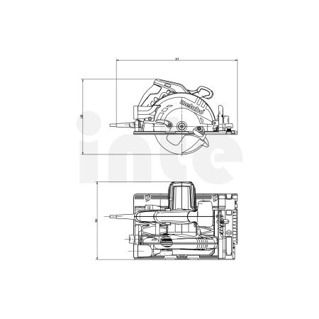 METABO KS 55 FS ruční okružní pila 600955000