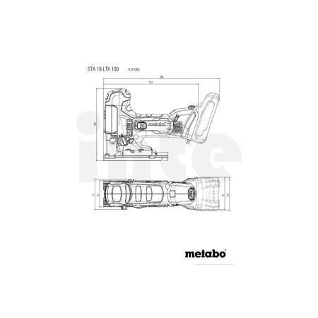 METABO STA 18 LTX 100 akumulátorová přímočará pila 601002840