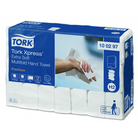 TORK Xpress® Extra Soft skládané papírové ručníky - 2 100 útržků