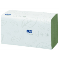 TORK Singlefold zelené papírové ručníky - 3 750 útržků