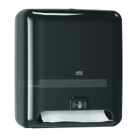 TORK Matic® zásobník na papírové ručníky v roli – s Intuition™ senzorem, černý, H1, 551108