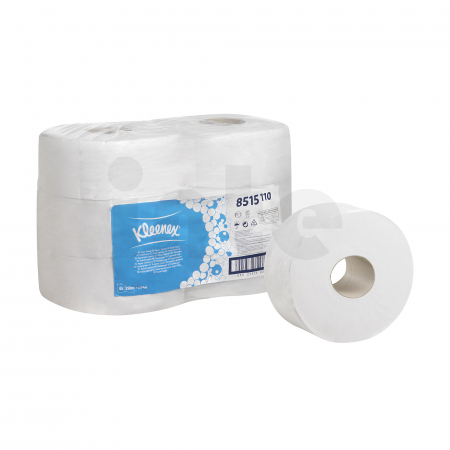 KIMBERLY-CLARK Toal. papír Kleenex, Jumbo 240mm, bílý, 2vrs., 250m, 6rolí/bal.