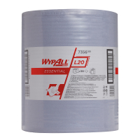 KIMBERLY-CLARK WYPALL* L20 Utěrky, velká role, modrá, 38x35cm, 1role/1000útr. 7356