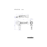METABO WF 18 LTX 125 Quick akumulátorová úhlová bruska s plochou hlavou 601306840