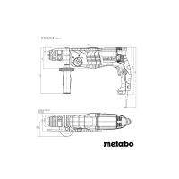 METABO KHE 2645 Q kombinované kladivo 601711500