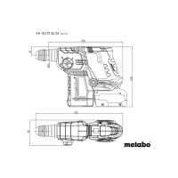 METABO KH 18 LTX BL 24 akumulátorové kladivo 601713800
