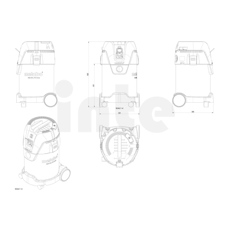 METABO ASA 30 L PC Inox mnohoúčelový vysavač 602015000