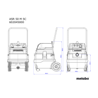 METABO ASR 50 M SC mnohoúčelový vysavač 602045000