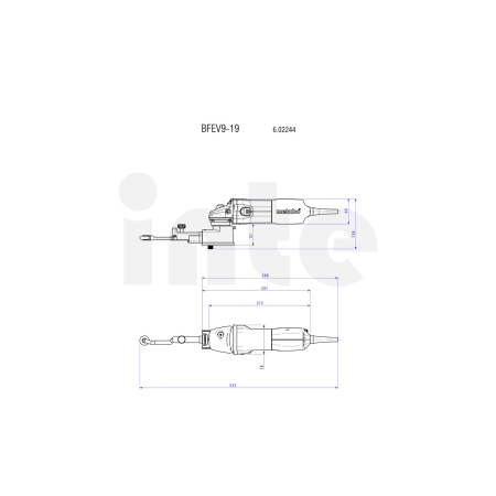 METABO BFE 9-20 Set pásový pilník 602244500