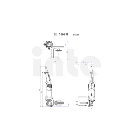 METABO SE 17-200 RT satinační bruska 602259000