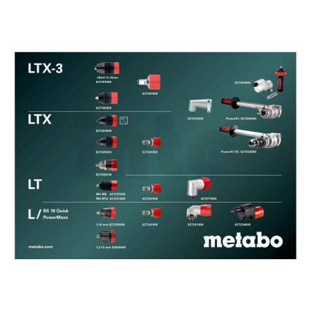 METABO BS 18 LT BL Q akumulátorový vrtací šroubovák 602334800