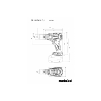 METABO SB 18 LTX BL Q I Akumulátorová příklepová vrtačka 602361840