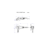 METABO WE 22-230 MVT úhlová bruska 606464000