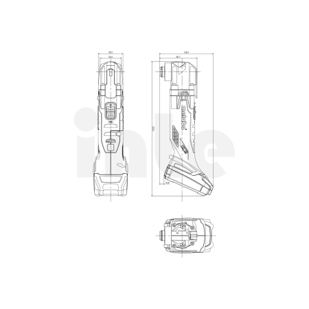 METABO MT 18 LTX Compact akumulátorový univerzální stroj Multitool 613021510