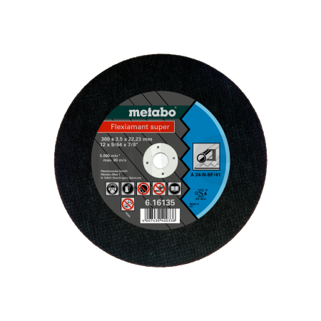 METABO Flexiamant super 300x3,5x22,2 ocel, řezný kotouč, přímé provedení 616135000