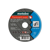 METABO Flexiarapid super 115x1,0x22,23 ocel, řezný kotouč, přímé provedení 616188000