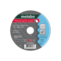 METABO Flexiarapid super 115x0,8x22,23 mm, Inox, řezný kotouč, zahnuté provedení 616208000