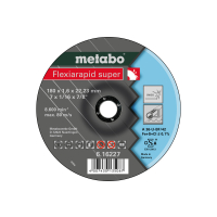 METABO Flexiarapid super 180x1,6x22,23 Inox, řezný kotouč, zahnuté provedení 616227000