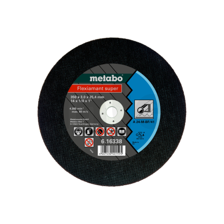 METABO Flexiamant super 350x3,0x25,4 ocel, řezný kotouč, přímé provedení 616338000