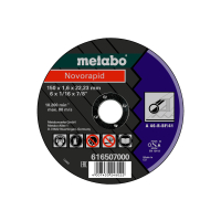 METABO Novorapid 150 x 1,6 x 22,23 mm, ocel, řezný kotouče, tvar 41 616507000