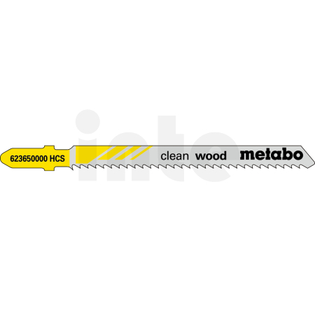 METABO 25 plátků pro přímočaré pily "clean wood" 74/ 2,5 mm, HCS, Type 23650 623608000