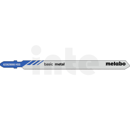 METABO 25 plátků pro přímočaré pily "basic metal" 106/ 1,2 mm, HSS, Type 23629 623623000